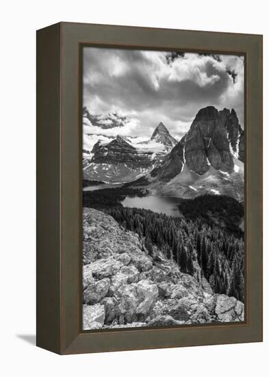 Mt. Assiniboine and Lake Magog from the Nublet-Howie Garber-Framed Premier Image Canvas