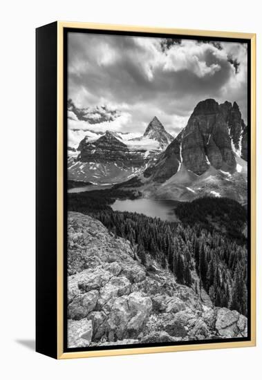 Mt. Assiniboine and Lake Magog from the Nublet-Howie Garber-Framed Premier Image Canvas