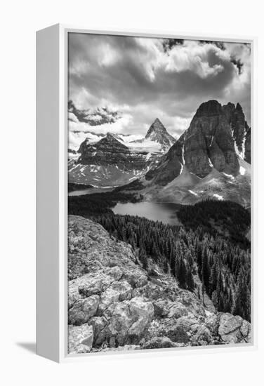 Mt. Assiniboine and Lake Magog from the Nublet-Howie Garber-Framed Premier Image Canvas