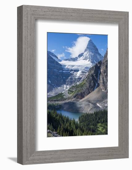 Mt. Assiniboine and Sunburst Lake as Seen from the Nublet-Howie Garber-Framed Photographic Print