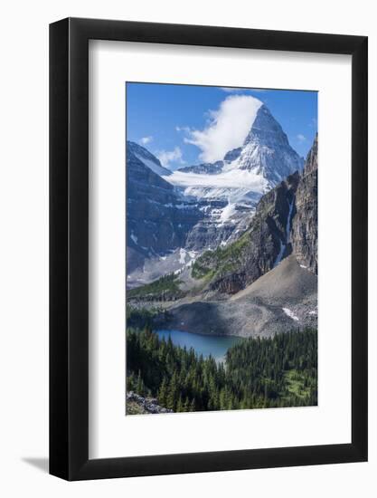 Mt. Assiniboine and Sunburst Lake as Seen from the Nublet-Howie Garber-Framed Photographic Print