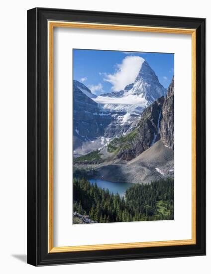 Mt. Assiniboine and Sunburst Lake as Seen from the Nublet-Howie Garber-Framed Photographic Print