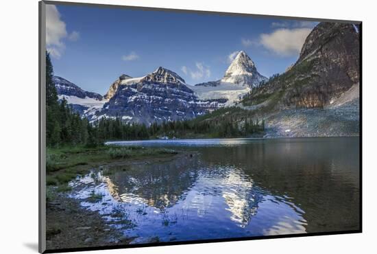 Mt Assiniboine, Sunburst Peak, and Mt Magog as Seen from Sunburst Lake-Howie Garber-Mounted Photographic Print