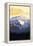 Mt. Baker Snoqualmie National Forest (Image Only)-Lantern Press-Framed Stretched Canvas