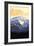 Mt. Baker Snoqualmie National Forest (Image Only)-Lantern Press-Framed Art Print