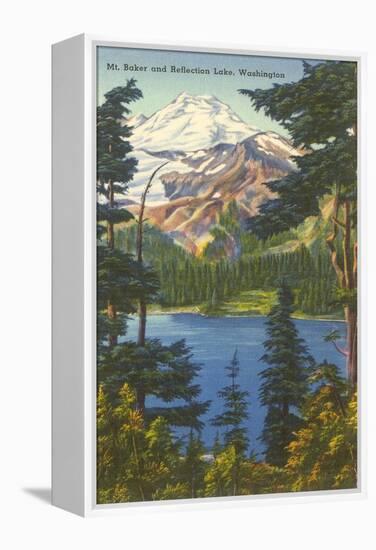 Mt. Baker, Washington-null-Framed Stretched Canvas