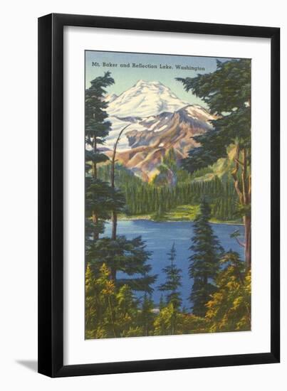 Mt. Baker, Washington-null-Framed Art Print