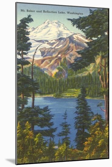 Mt. Baker, Washington-null-Mounted Art Print