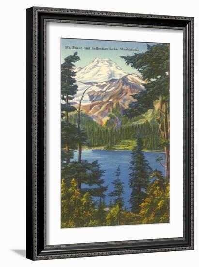 Mt. Baker, Washington-null-Framed Art Print