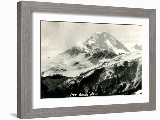 Mt. Baker-null-Framed Art Print