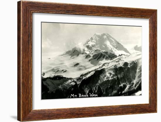 Mt. Baker-null-Framed Art Print