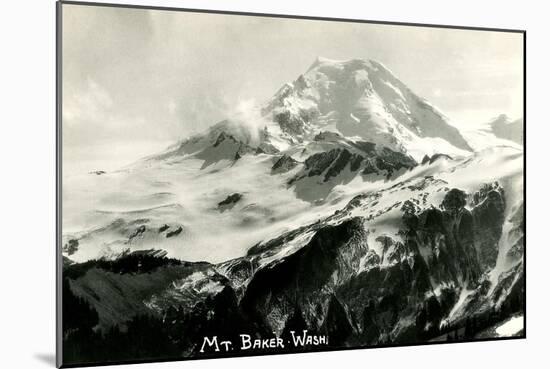 Mt. Baker-null-Mounted Art Print