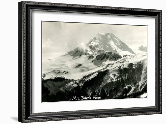 Mt. Baker-null-Framed Art Print