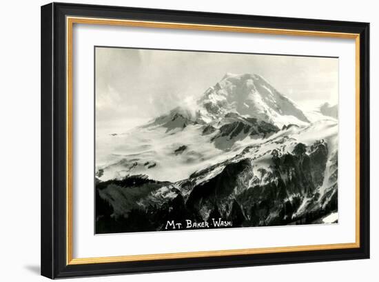 Mt. Baker-null-Framed Art Print