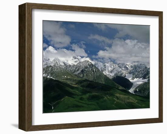 Mt. Belukha, Altai Mountains, Siberia, Russia-Kenneth Garrett-Framed Photographic Print