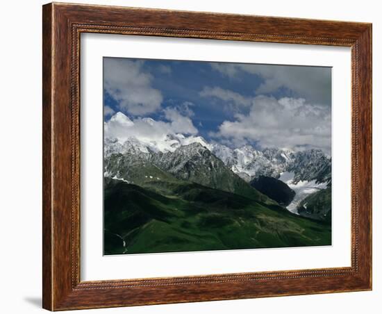 Mt. Belukha, Altai Mountains, Siberia, Russia-Kenneth Garrett-Framed Photographic Print