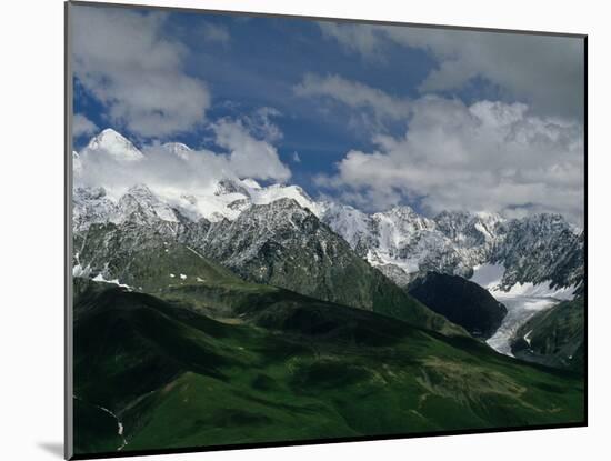 Mt. Belukha, Altai Mountains, Siberia, Russia-Kenneth Garrett-Mounted Photographic Print