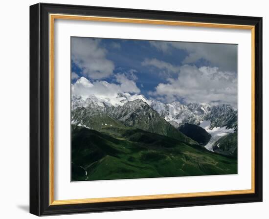 Mt. Belukha, Altai Mountains, Siberia, Russia-Kenneth Garrett-Framed Photographic Print