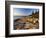 Mt Desert Island, View of Rocks with Forest, Acadia National Park, Maine, USA-Adam Jones-Framed Photographic Print