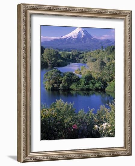 Mt. Egmont, North Island, New Zealand-Doug Pearson-Framed Photographic Print