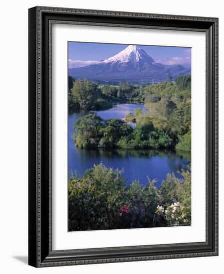Mt. Egmont, North Island, New Zealand-Doug Pearson-Framed Photographic Print