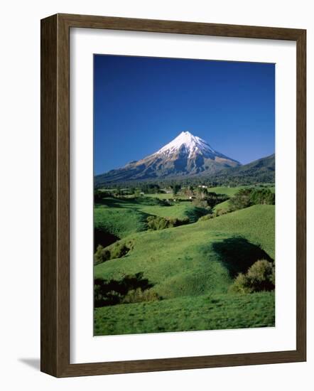 Mt.Egmont, Taranaki, North Island, New Zealand-Steve Vidler-Framed Photographic Print