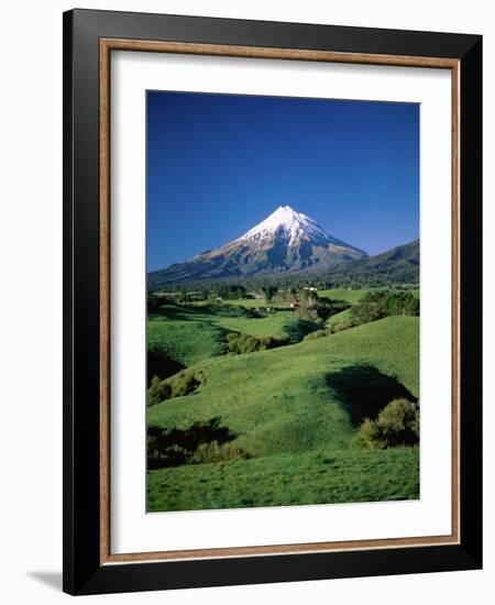 Mt.Egmont, Taranaki, North Island, New Zealand-Steve Vidler-Framed Photographic Print