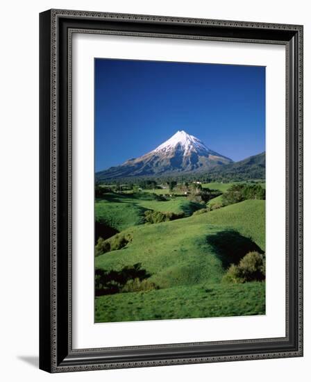 Mt.Egmont, Taranaki, North Island, New Zealand-Steve Vidler-Framed Photographic Print