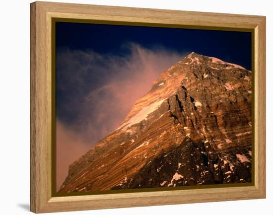 Mt. Everest at Sunset, Mt. Everest,Sagarmatha, Nepal-Anders Blomqvist-Framed Premier Image Canvas