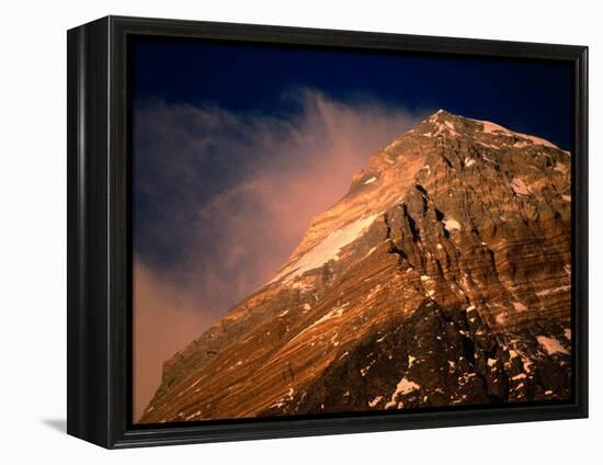 Mt. Everest at Sunset, Mt. Everest,Sagarmatha, Nepal-Anders Blomqvist-Framed Premier Image Canvas