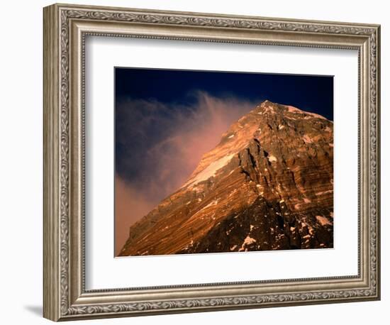 Mt. Everest at Sunset, Mt. Everest,Sagarmatha, Nepal-Anders Blomqvist-Framed Photographic Print