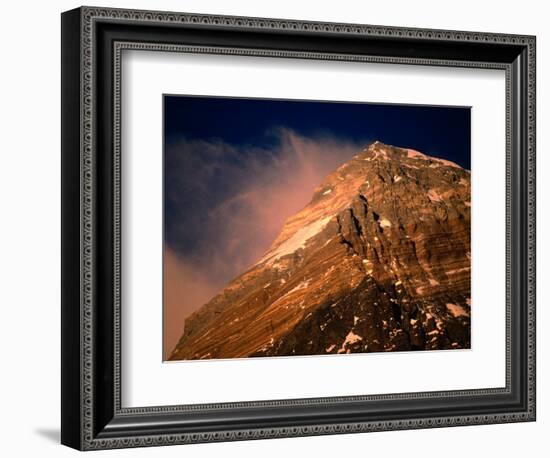 Mt. Everest at Sunset, Mt. Everest,Sagarmatha, Nepal-Anders Blomqvist-Framed Photographic Print