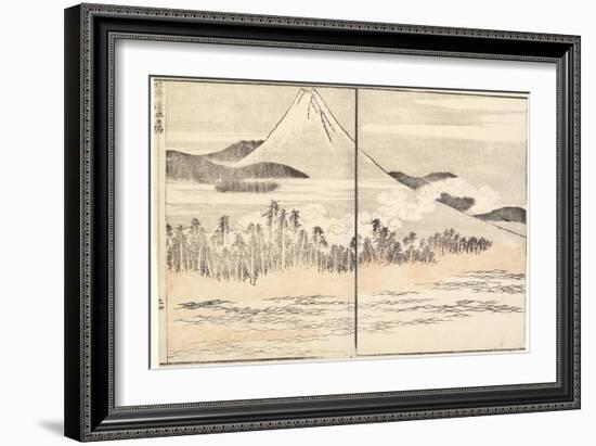 Mt. Fuji, 1816-Katsushika Hokusai-Framed Giclee Print