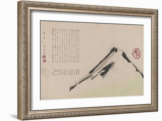 Mt. Fuji, 1877-Shibata Zeshin-Framed Giclee Print