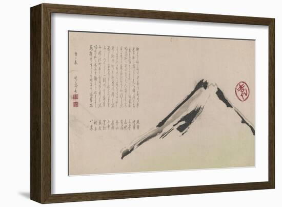 Mt. Fuji, 1877-Shibata Zeshin-Framed Giclee Print