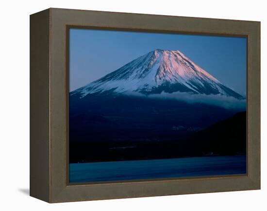 Mt. Fuji and Lake Motosu-null-Framed Premier Image Canvas