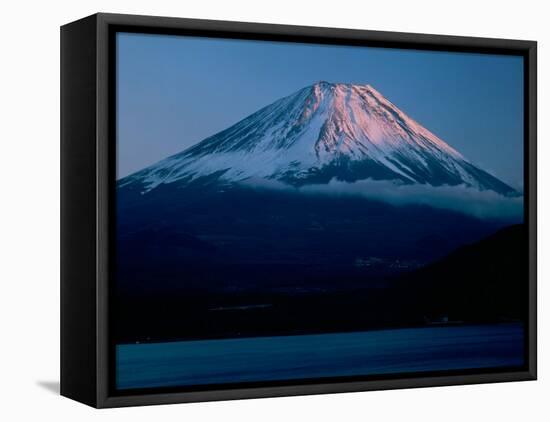 Mt. Fuji and Lake Motosu-null-Framed Premier Image Canvas