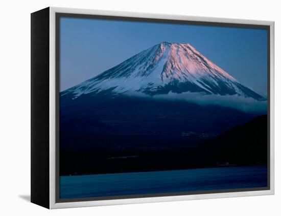 Mt. Fuji and Lake Motosu-null-Framed Premier Image Canvas