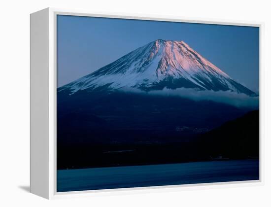 Mt. Fuji and Lake Motosu-null-Framed Premier Image Canvas