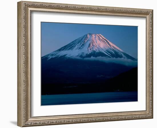 Mt. Fuji and Lake Motosu-null-Framed Photographic Print