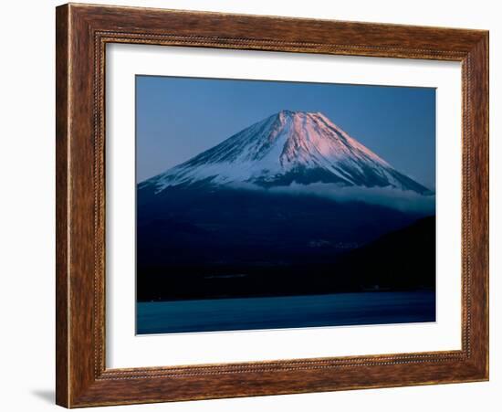 Mt. Fuji and Lake Motosu-null-Framed Photographic Print