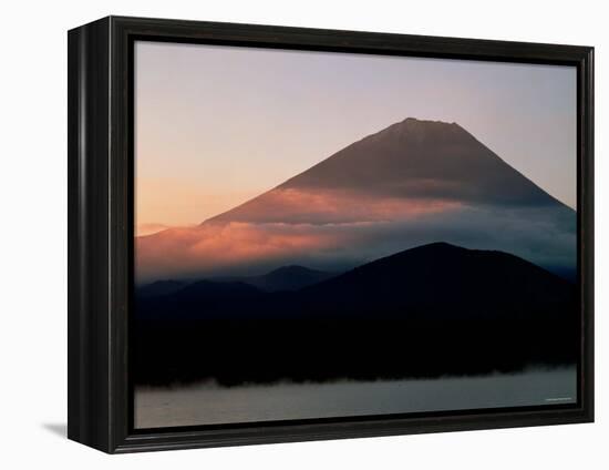 Mt. Fuji and Lake Shoji-null-Framed Premier Image Canvas