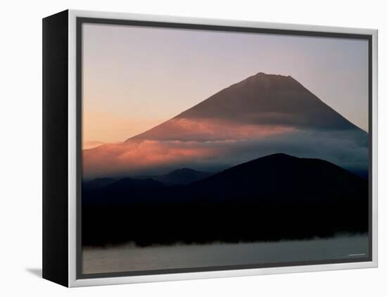 Mt. Fuji and Lake Shoji-null-Framed Premier Image Canvas