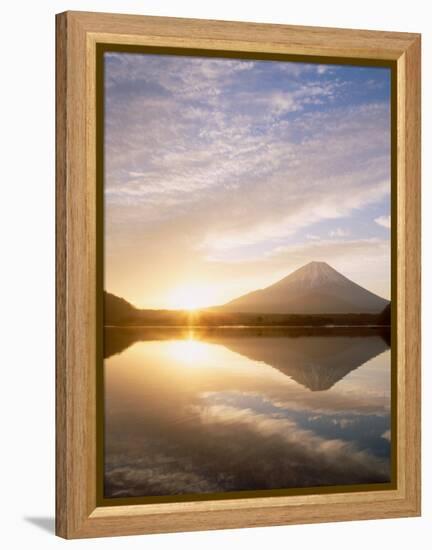 Mt. Fuji and Lake Shoji-null-Framed Premier Image Canvas