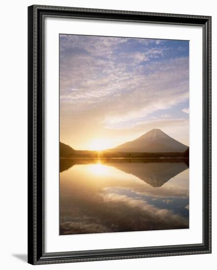 Mt. Fuji and Lake Shoji-null-Framed Photographic Print