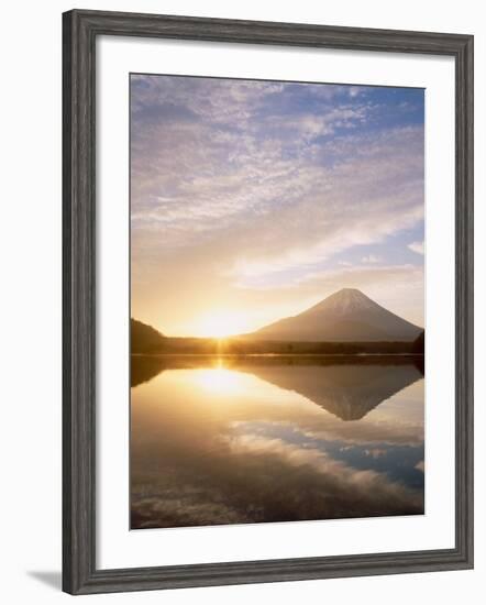 Mt. Fuji and Lake Shoji-null-Framed Photographic Print