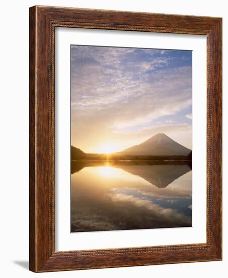 Mt. Fuji and Lake Shoji-null-Framed Photographic Print