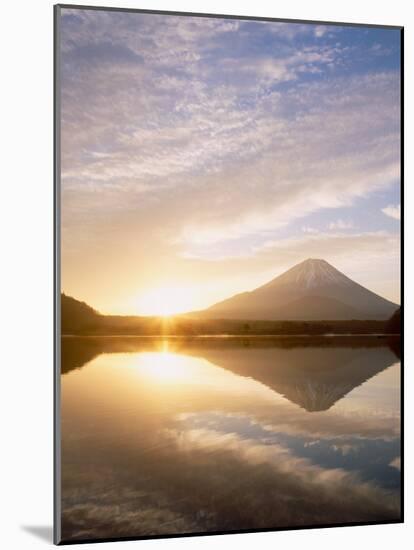 Mt. Fuji and Lake Shoji-null-Mounted Photographic Print