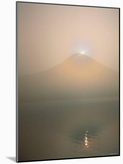 Mt. Fuji and Lake Tanuki-null-Mounted Photographic Print