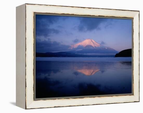 Mt. Fuji and Lake Yamanaka at Dawn-null-Framed Premier Image Canvas